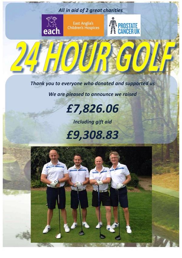 24_HourGolf's tweet photo. @ProstateUK @EACH_Norfolk http://t.co/BgNxvR5plo