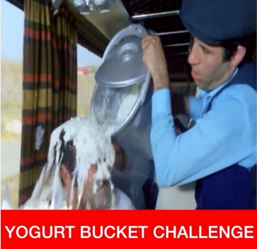 Yoğurt bucket challenge