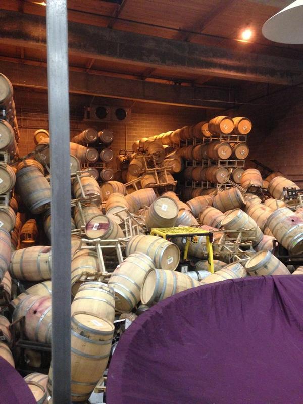 Getting news from friends wineries... Thankfully this all happened while most people were in bed... So sad.