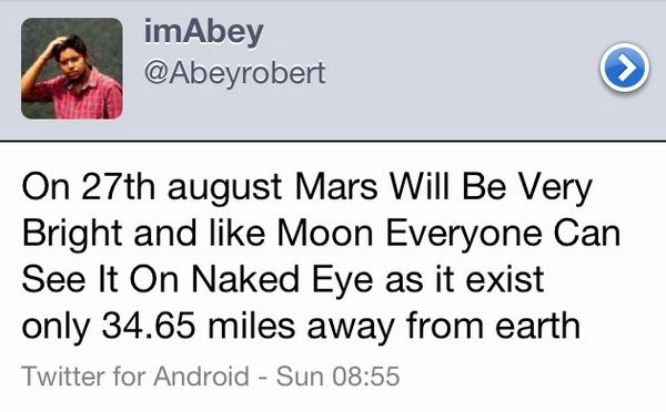 FakeAstropix's tweet image. A little taster for later? Mars x2 bigger than Moon and 200 miles closer? #makingshitup  youtube.com/watch?v=oBDZtt…