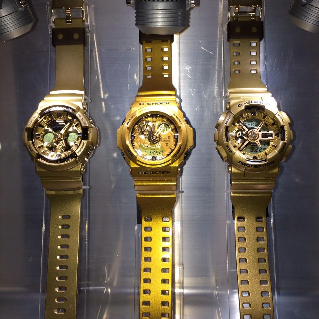 GShock Soho on Twitter "New Gold Series Gshock's (Left to right) 