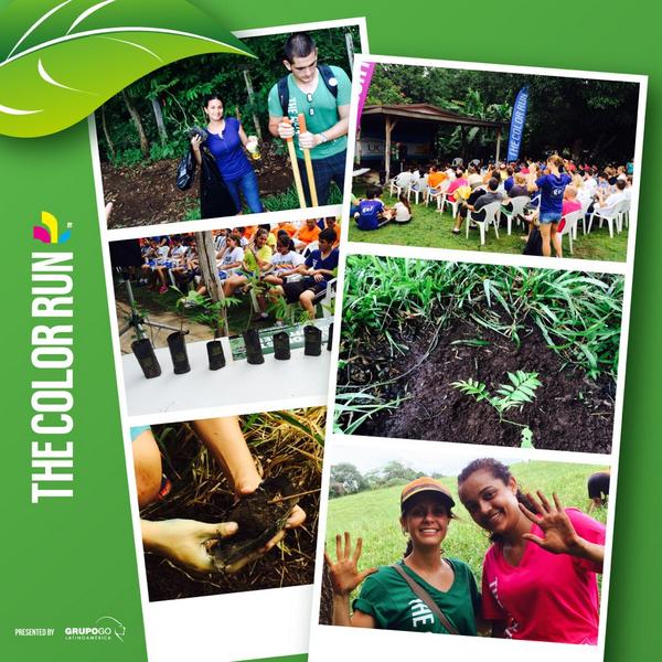 TheColorRunCR's tweet image. #SiembraDeArbolesEsparza
#AccionMedioAmbiental
#21deAgosto #CostaRicaVerde
