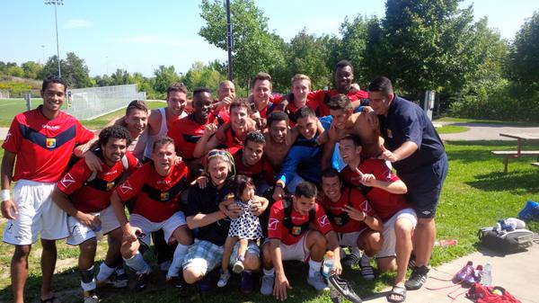 MillTownFC's tweet photo. As a club, we're so proud of our squad for the hard work &amp; disciplined play that led to today's title win

#ForzaMFC http://t.co/bF2kk8i756