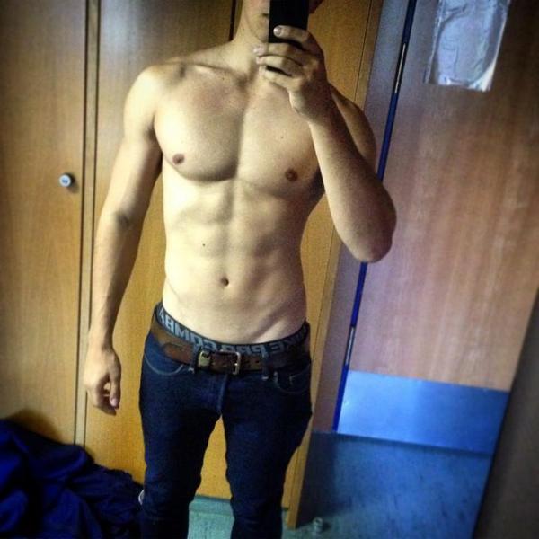 Six Pack Abs Selfie