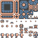 2DHeroes's tweet photo. Some tiles/sprites for my #HOGjam game with @jessefreeman #AmazonDev http://t.co/tS119LgkkT