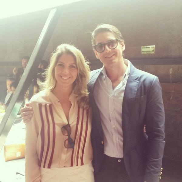 luxurylabglobal's tweet photo. Thaya and @AbeMarcondes of @luxurylabmx . #LLMX2014 http://t.co/vLe9TKxy3N
