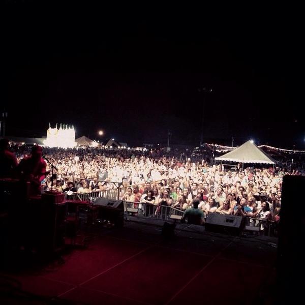 Great shot from <a href="/TpTroubadours/">Turnpike Troubadours</a> at The <a href="/msalsafestival/">margaritasalsafest</a> in Waco, Texas last night.