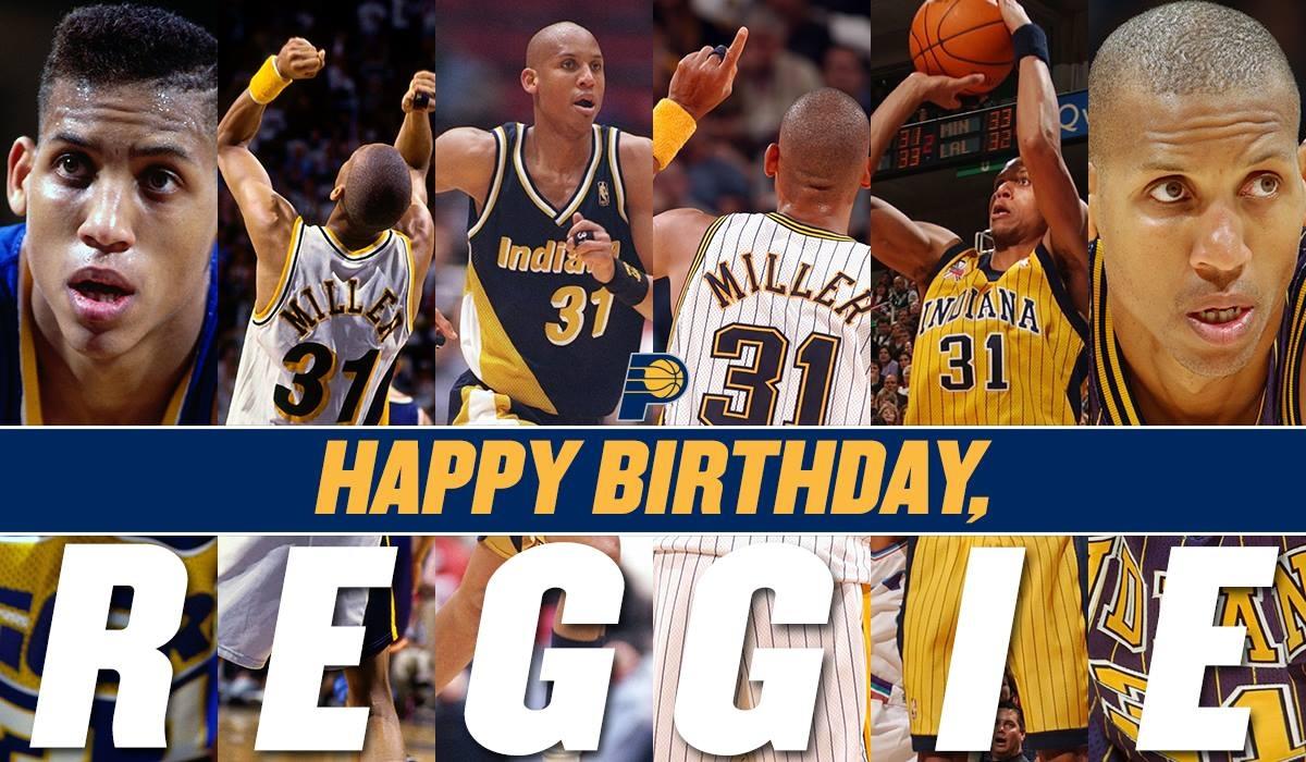 RT! Happy Birthday! To my favorite player the Legend... "Reggie Miller"      