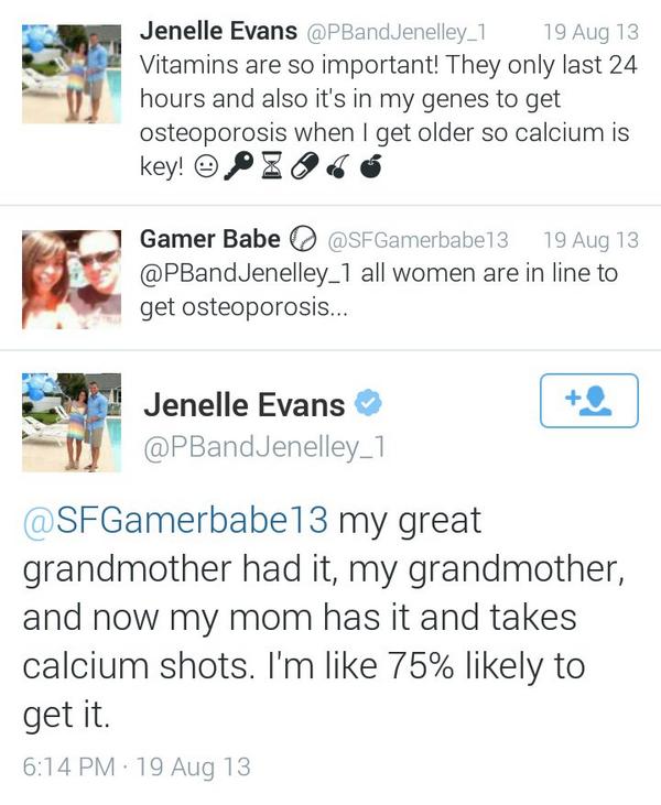 Fetal_Mistake's tweet photo. @live2run_1980 @Dont_Care_Bear_ @PBandJenelley_1 And she's going to get osteoporosis, but don't worry #HealthInCheck http://t.co/9m666OgbLw