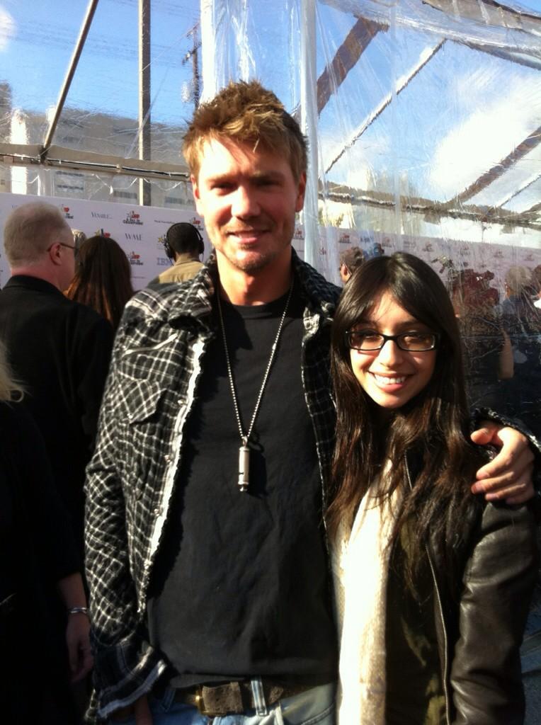 In honor of Chad Michael Murrays Birthday, here is us taking a pic couple years ago  Happy Birthday cutie   