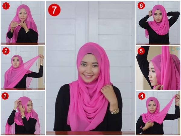bisikandotcom on Twitter: "Tutorial Hijab Paris Segi Empat  
