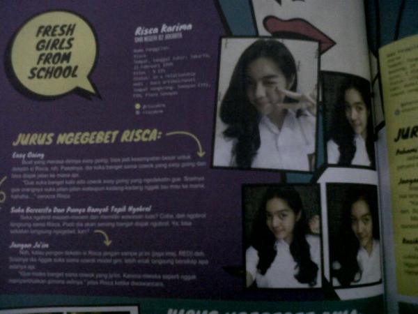 <a href="/HaiMagazine/">HAI</a> Vol. 34 edisi sekarang ada Artikel <a href="/Riscakrm/">risca</a> tentang fresh girl from school :)