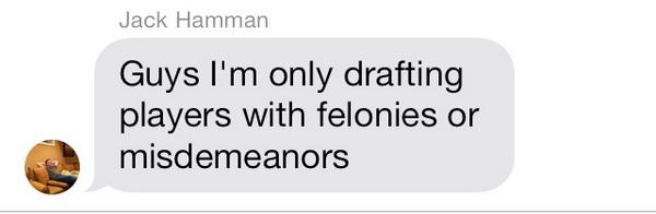 zackpradel's tweet image. #DraftUpdate @JdhammanJack &apos;a strategy