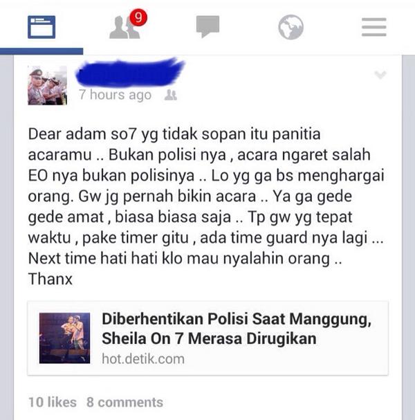 duniamanji's tweet photo. Terkesan gitu.. :( RT @solehsolihun: mereka gak ngerasa salah ya. :( RT manji: #konserSO7 http://t.co/RkciiCs4Gj