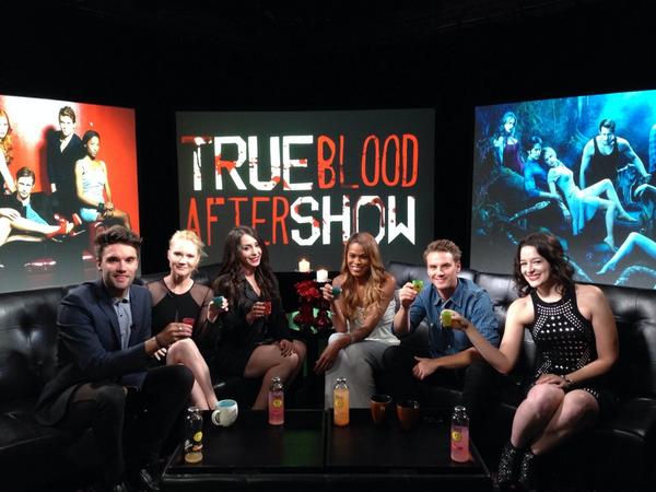 thestreamtv's tweet photo. Pre-Show shots! Getting ready to go live! Let's do this! #TrueBloodAS #TrueBlood http://t.co/Gx8anI3iSi http://t.co/ZTqhO7sieq
