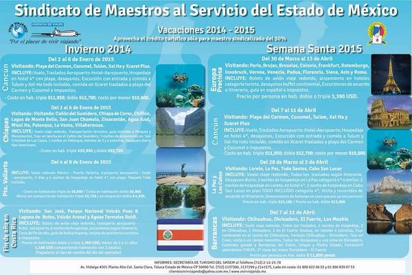 SupervisionBG29's tweet photo. Por sí alguien ya está planeando sus próximas vacaciones, aquí algunas sugerencias... http://t.co/FOp7sJbsgf