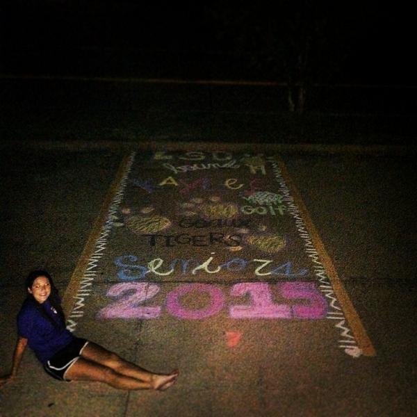 kayleearthur's tweet image. Senior year😍🎓 #LSUBound