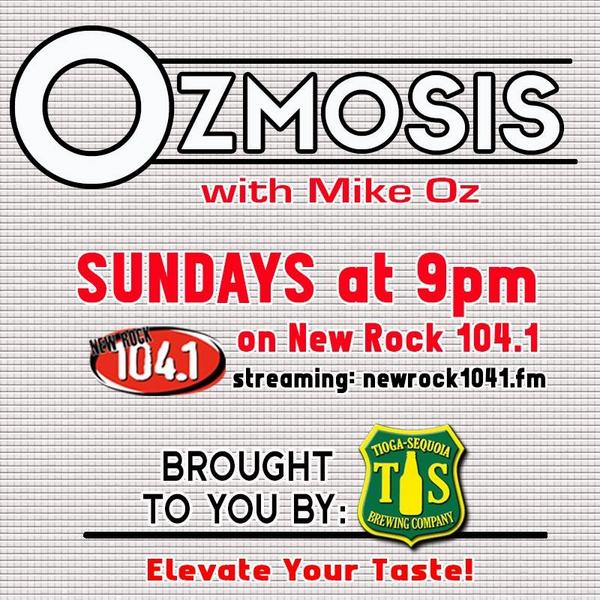 mikeoz's tweet image. Eff the VMAs, listen to Ozmosis instead on @newrock1041, brought to you by @TiogaSequoia.