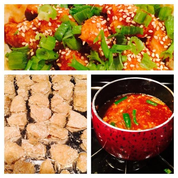 kthomsgetsfit's tweet photo. Healthified general tso's! Nommmy! http://t.co/HkWOIoEEdh