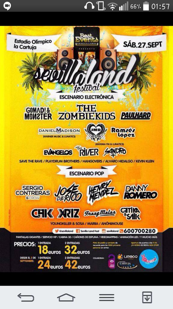 SamuelSnchez's tweet photo. Vamos pídeme tu entrada para SevillaLand! Más de 3.500 vendidas. No te quedes sin la tuya! http://t.co/0AqRWhS3EN