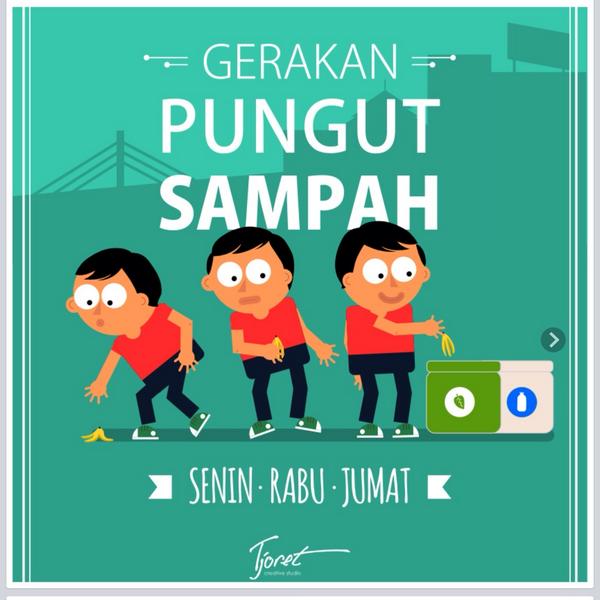 ridwankamil's tweet photo. warga yang cinta bandung ayo gabung rutin #GerakanPungutSampah http://t.co/ArzFSf84El