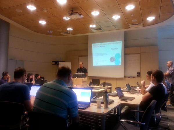 TrueStoryLives's tweet photo. Starting developers education on @IBMBlueMix. Ready set go.. @alex_lavolpe @KsGorovaya @IBMAlphaZone http://t.co/sqCrz4i8tk
