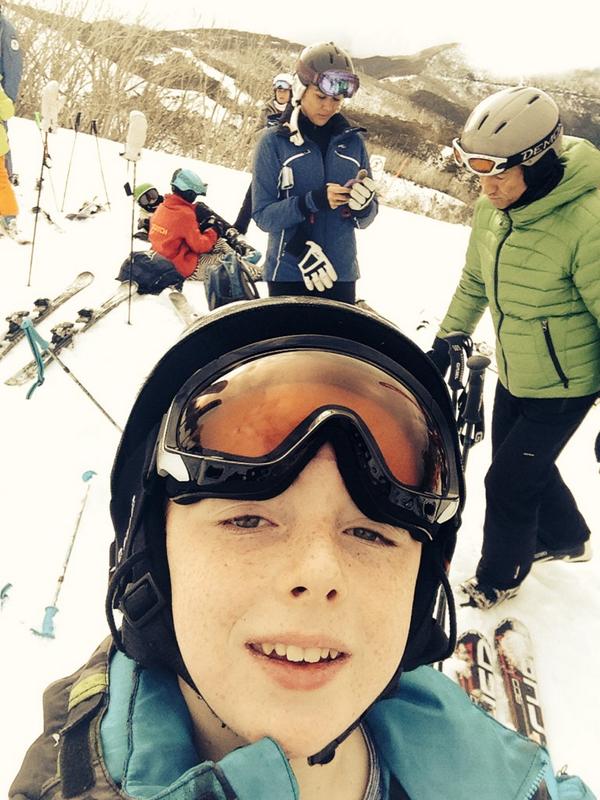chefsinkcorp's tweet photo. Ethan enjoying Snowsports even if he isn't competing. Go #teamcaulfield http://t.co/EPNKIny7FB