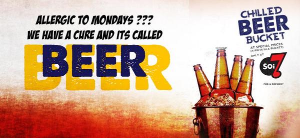 Because everything cannot be CURED with Medicines..!! #Soi7 #Monday #beer #Cyberhub <a href="/raneyvirdi/">Raney Virdi</a> <a href="/mukuldewan/">mukul dewan</a>