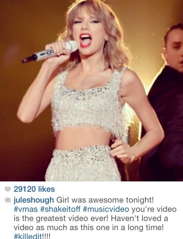TT4Taylor's tweet photo. Aww love the support @JLo @JessieJ @juliannehough gave our girl! @taylorswift13 http://t.co/yG7NiM8aT2