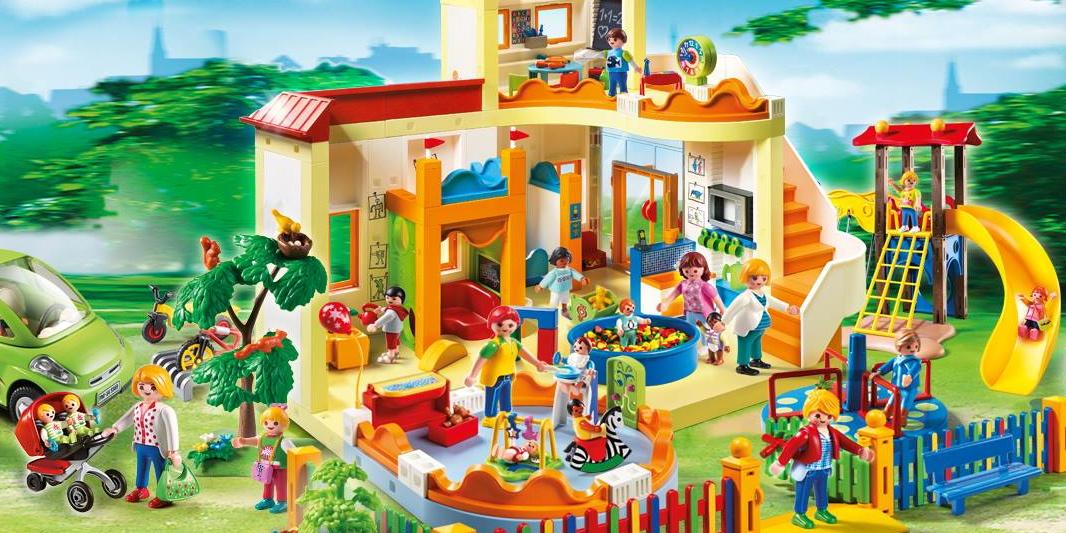 playmobil preschool playground