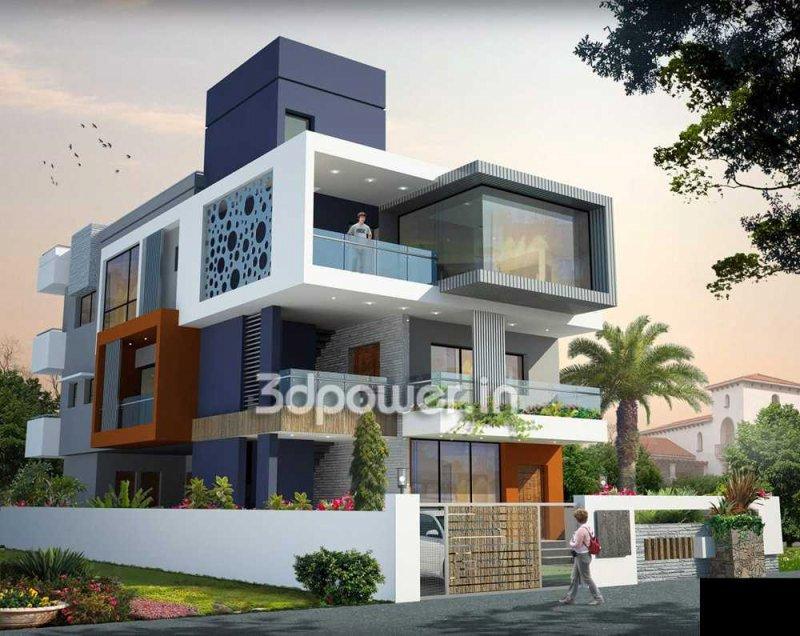  3D  Power on Twitter  Bungalow Design  3D  Render 3d  