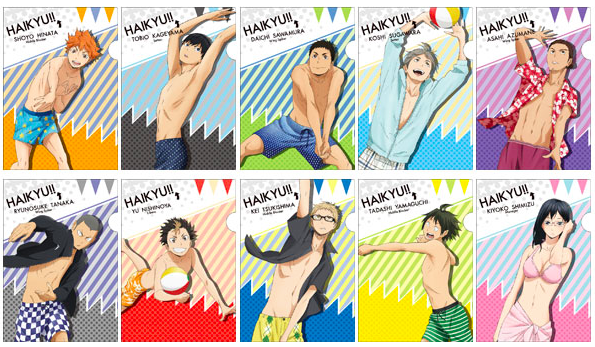 今朝のハイキュー!! ミニクリアファイルコレクションはこれっぽいですね！