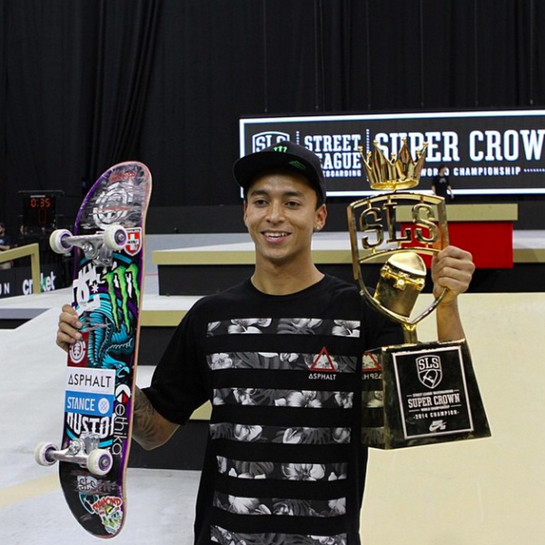 Element_BR's tweet image. Parabéns @Nyjah_Huston! @StreetLeague 2014 Super Crown World Champion! Very proud of you! Foto: Robert Brink