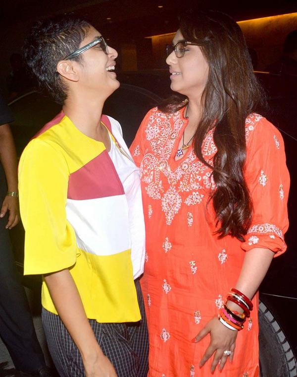 ZoomTV's tweet photo. #FilmyCaption Give a filmy caption to this pic of Rani and Kiran & good ones might get an RT http://t.co/v4sbvoMLA0