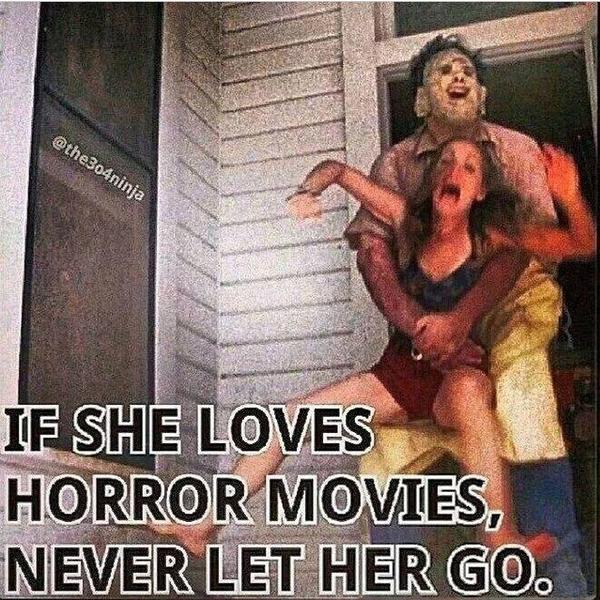 Image result for girls who love horror