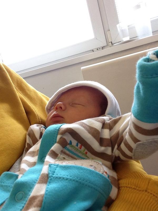 laura_hobson's tweet image. He's just taken his first selfie, he even held the camera! #soadvanced