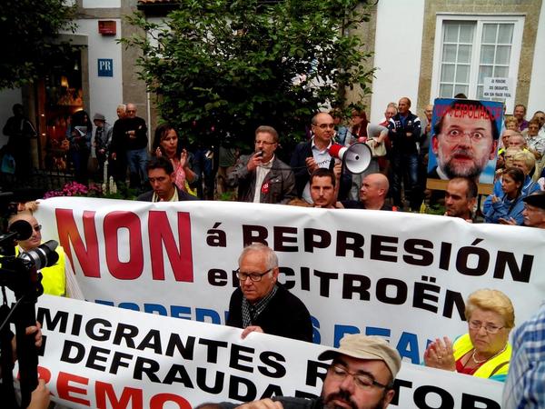 Suso Seixo: "non podemos permitir que dous señores se paseen por Compostela mentres se explota á clase traballadora"