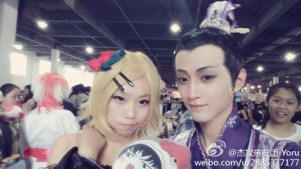 Carry_Inory's tweet photo. 和朋友的合照，帅帅的子陌，他出的是古剑奇谭的百里屠苏 http://t.co/k4jCkm4Fmu