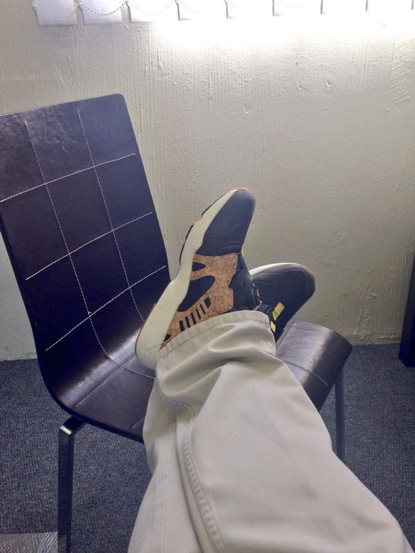 justbircher's tweet photo. Stoked to have received my new kicks! Thanks @leebesnard @PUMASouthAfrica ready for #trinomicTuesday tomorrow! http://t.co/JQzWfoHpcL