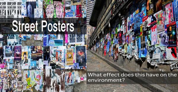 Wats ur take on #StreetPosters & its effect on #environment?@263Chat @sentinelzim @isaaqphiri @kubatana @EMAeep @UNEP