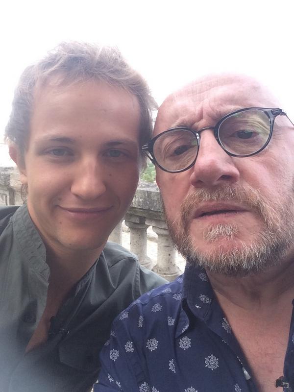 #FFA2014 #LesSouvenirs en #selfie toujours, avec Mathieu Spinosi et Michel Blanc #Angouleme