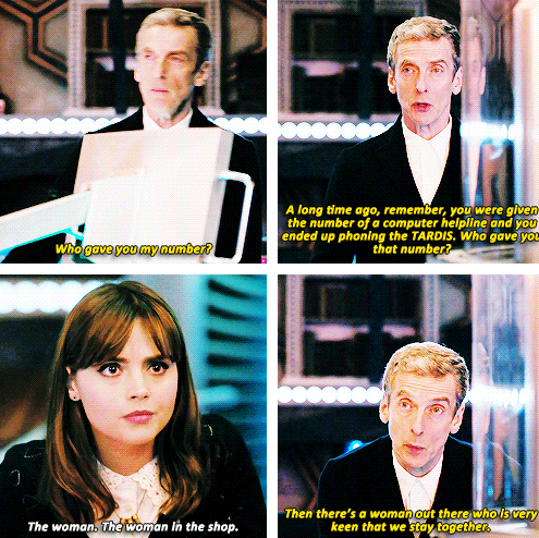 DWFall11th's tweet image. #DoctorWho #PeterCapaldi #JennaColeman