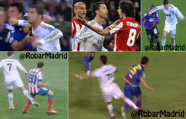 RobarMadrid's tweet photo. La verdadera imagen del balón de oro, y en la mayoría SIN sanción (2/2). http://t.co/wsD0g0tW7F