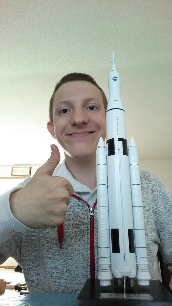 I just won this wicked model #rocket replica from <a href="/XploreDeepSpace/">Coalition for Deep Space Exploration (CDSE)</a> donated by <a href="/ATK/">ATK</a>!
