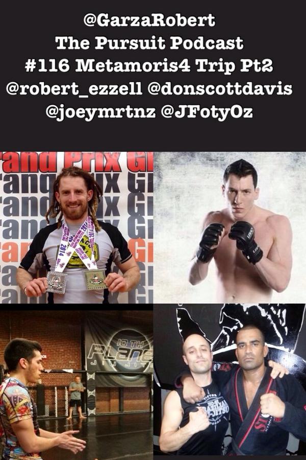 RobgTV's tweet photo. #Metamoris4 trip part 2, a podcast w/ @robert_ezzell @donscottdavis @joeymrtnz &amp; @JFotyOz U don't want to miss this! http://t.co/iaw2Hy3nMn