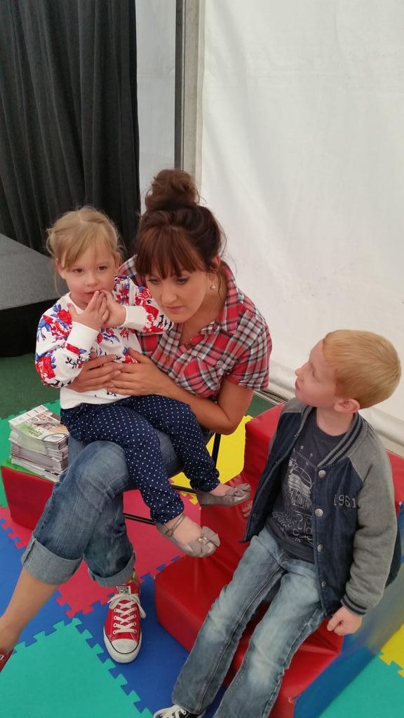 Sweesle's tweet photo. @KatyAshworth you were amazing #boltonfoodfest the kids loved it and had so much fun. Such a lovely person thanks 😃 http://t.co/rLYRJDFL4O