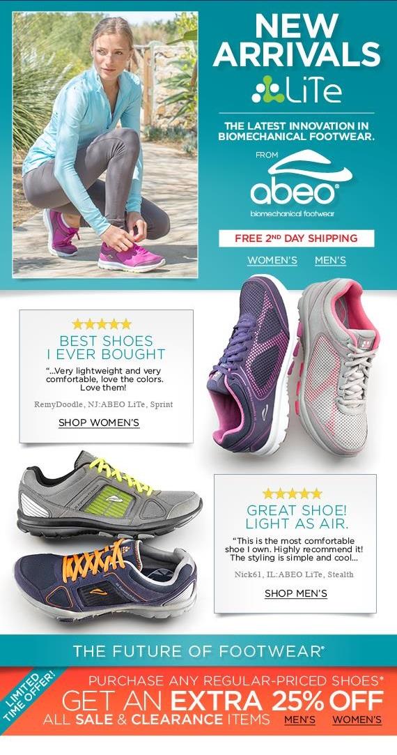 walking company abeo sneakers