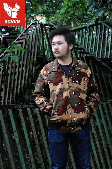 #NewArrival harrington Glosy Camo - Size M/L/XL - IDR 200k Free sticker info order 3130813D/088802107138