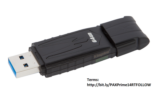 HyperX's tweet image. RT &amp;amp; FOLLOW for your chance to WIN a 64GB #HyperXFURY USB - Picking 3 winners Tuesday! #HyperX #PAXPrime2014