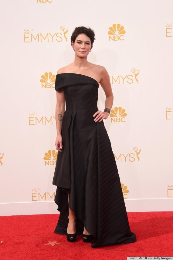 Lena Heady goes for a dark hue and drama and we're swooning for it #Emmys